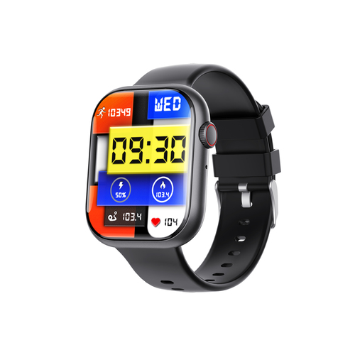 WXY70 Smart Watch with Steel Watch Strap 2.1 inch HD Screen Blood Oxygen Menstrual trackingIntelligent temperature measurement 